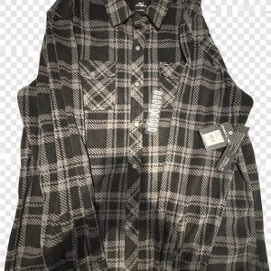 O’Neill Men’s Glacier Plaid Superfleece Black XL